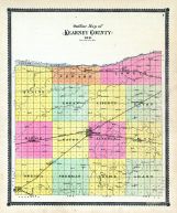 County Outline Map, Kearney County 1905